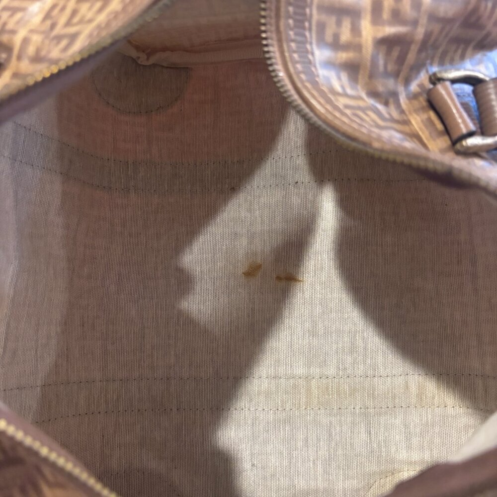 Fendi Crystal Canvas FF Zucca Boston / Duffle Bag - Picture 10 of 10